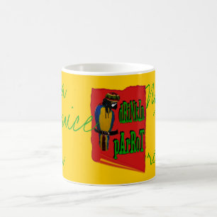 Drinkende papegaai koffiemok