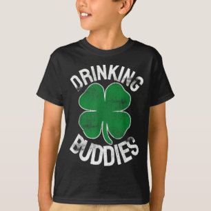 Drinkende vrienden St. Patrick's Day Ierse matchin T-shirt
