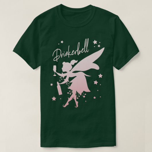 Drinkerbell Drink Funny Fairy Women Party T-shirt (Design voorkant)