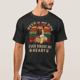 Drinkers 365 Beer & German Shepherd Dog Nooit Brok T-shirt