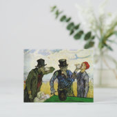 Drinkers door Vincent van Gogh Briefkaart (Staand voorkant)