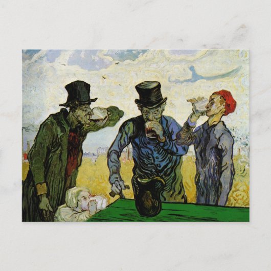 Drinkers door Vincent van Gogh Briefkaart (Voorkant)