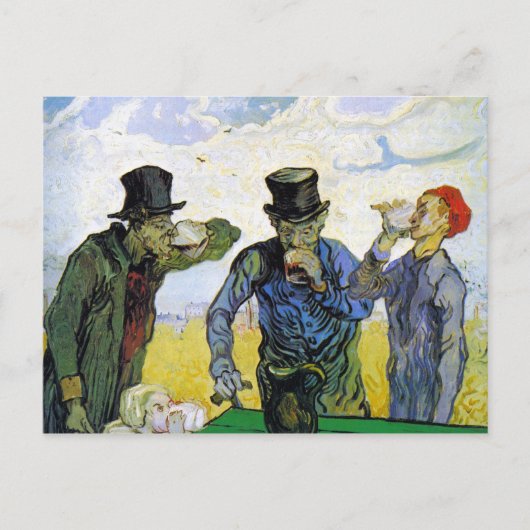 Drinkers door Vincent van Gogh Briefkaart (Voorkant)