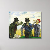 Drinkers door Vincent van Gogh Canvas Afdruk (Voorkant)