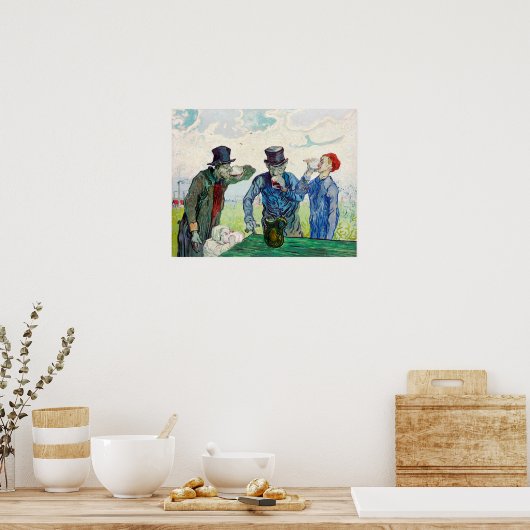 Drinkers door Vincent Van Gogh Poster (Keuken)