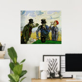 Drinkers door Vincent van Gogh Poster (Thuiskantoor)