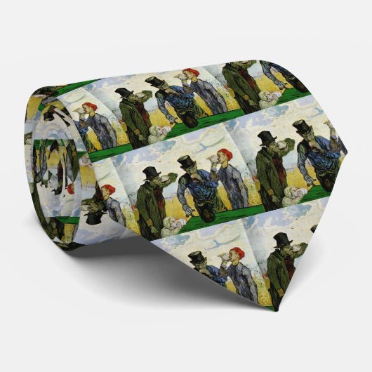 Drinkers door Vincent van Gogh Stropdas (Opgerold)