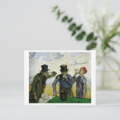 Drinkers (F667) Van Gogh Fine Art Briefkaart (Staand voorkant)