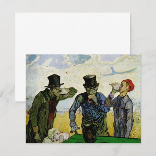 Drinkers van Vincent van Gogh (Voorkant / Achterkant)