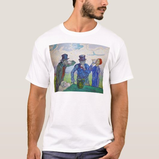 Drinkers van Vincent van Gogh (1890) T-shirt (Voorkant)