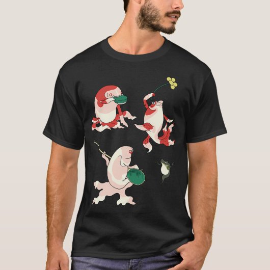 Drinkfeestje van de Goudvis T-shirt (Voorkant)