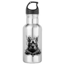 drinkfles,roest vrij staal, pitbill ontwerp,cool, 