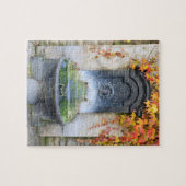 Drinkfontein in de herfst, Hongarije Legpuzzel (Horizontaal)