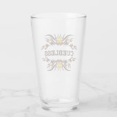 Drinkgerei zonder aanwijzingen glas (Achterkant)
