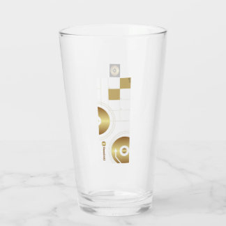 Drinkglas DamienJ logo Glas