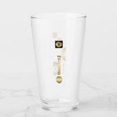Drinkglas DamienJ logo Glas (Voorkant)