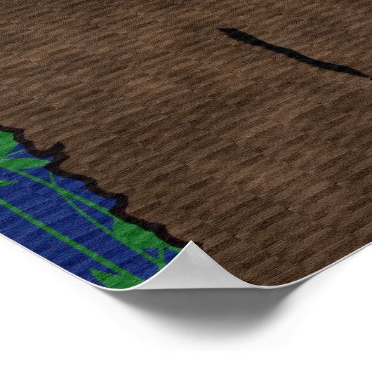 Drinkin' Bigfoot Poster (Hoek)