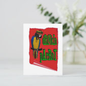 Drinkin' Parrot Briefkaart (Staand voorkant)