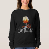 Drinking Bourbon Wine Mens Womens Trui (Voorkant)