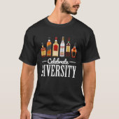 Drinking  Celebrate Diversity  for Bartender T-shirt (Voorkant)