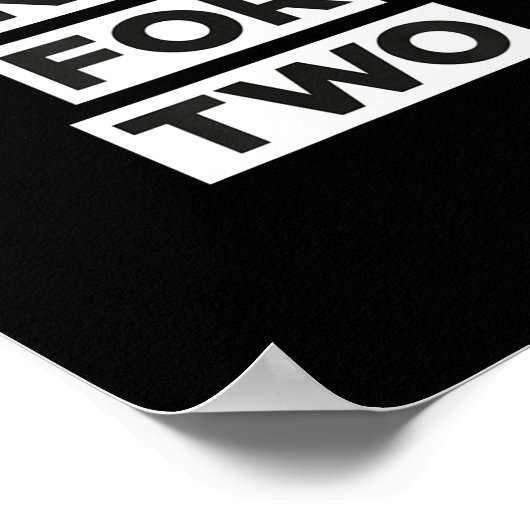 Drinking For Two  Poster (Hoek)