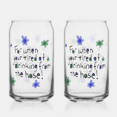 Drinking From Hose Glass Blikvorm Glas (Voorkant)