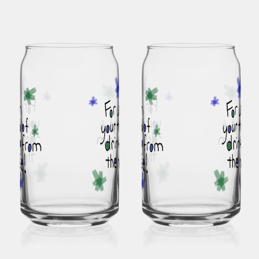 Drinking From Hose Glass Blikvorm Glas (Rechts)