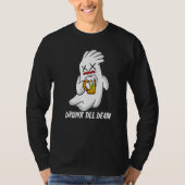 Drinking Ghost Drunk Till Death T-shirt (Voorkant)