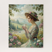 Drinking Tea in Garden Legpuzzel (Verticaal)