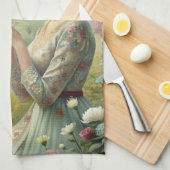 Drinking Tea in Garden Theedoek (Quarter Fold)