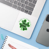 Drinking Team St. Patrick's Day Sticker (Laptop met iPhone)