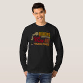 Drinking Wine And Hiking Pines Wine Maker Wine  Vi T-shirt (Voorkant volledig)