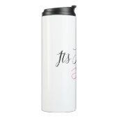 Drinkingfles Pret Tijd Smile Kunstontwerp |  Thermosbeker (Gedraaid links)