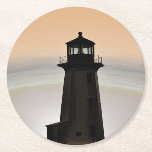 Drinkplank van Peggy's Cove Ronde Kartonnen Onderzetter