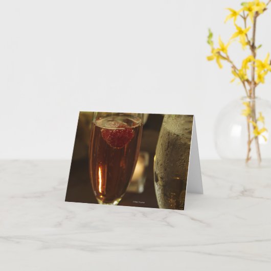 Drinks Kaart (Gele Bloem)