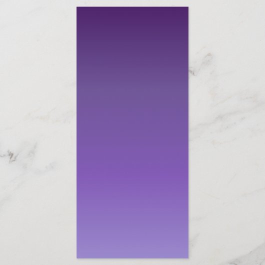 Drinks Menu Card - Purple Mauve Flowers & White (Achterkant)