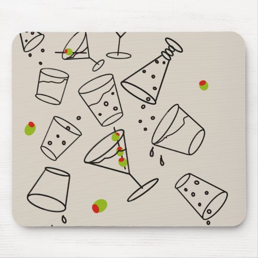 Drinks Mouse Pad Muismat (Voorkant)