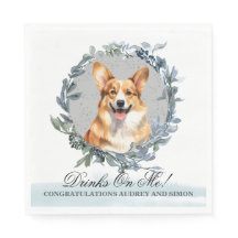 Drinks On Me! Pembroke Welsh Corgi hond huwelijks