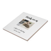 Drinks on us open bar pet photo wedding couple dat tegeltje (Zijkant)