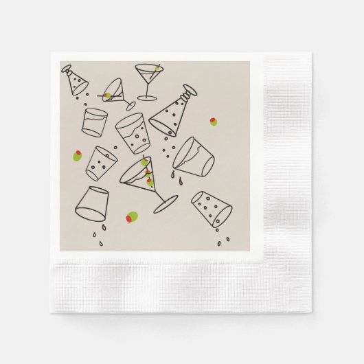 Drinks Paper Napkins Servet (Voorkant)
