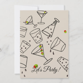 Drinks Party Invitation Kaart