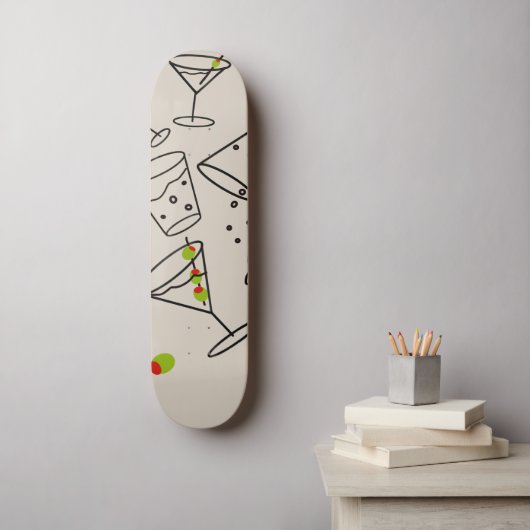 Drinks Skateboard (Muurkunst)