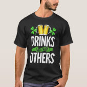 Drinks Well With Others Shirt Drinks Well With Oth (Voorkant)