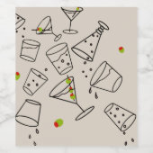 Drinks Wine Label Wijn Etiket (Enkel label)