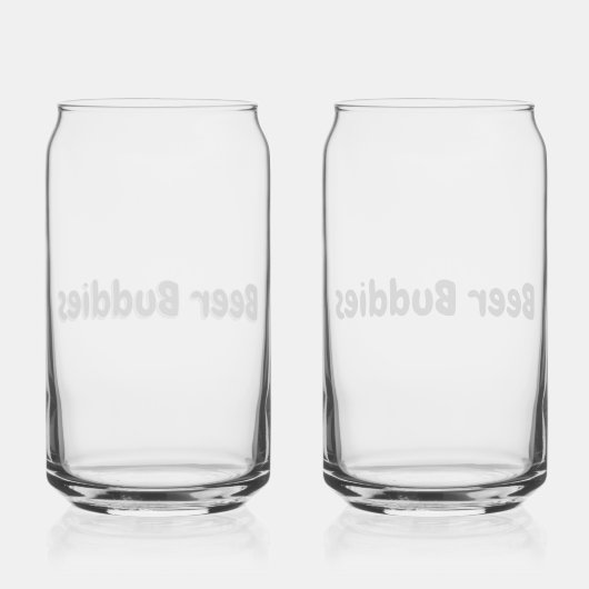 Drinkservies Set Blikvorm Glas (Achterkant)