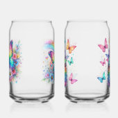 Drinkservies Set-Lentere Florale Drinkservies Blikvorm Glas (Links)