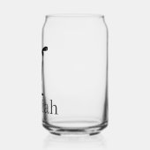Drinkservies Set Letter I Blikvorm Glas (Links)