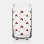Drinkservies Set Love Rode Roos Bloemig Blikvorm Glas (Links)
