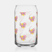Drinkservies Set Schattige Kleurrijke Vlinder Blikvorm Glas (Links)