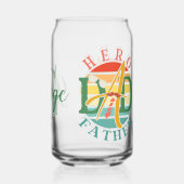 Drinkservieset Blikvorm Glas (Achterkant)